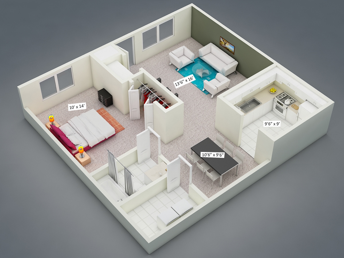 Deer Run – One Bedroom Ranch