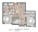 Two Bedroom/One Bath