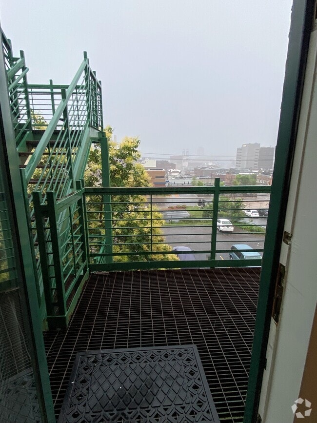 Back door / View - Buckingham Green Apartments