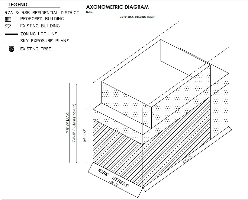 Axonometric Diagram - 356 E Eighth St