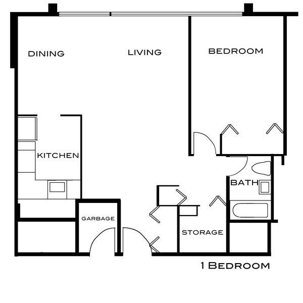 Plano de planta - Buena Vista Towers