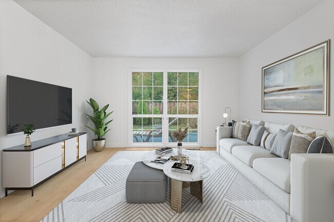 Foto del edificio - Spacious, renovated 3-bdrm/2-bath ranch-style gem in Troutdale.  W/D, 2-car garage, fireplace