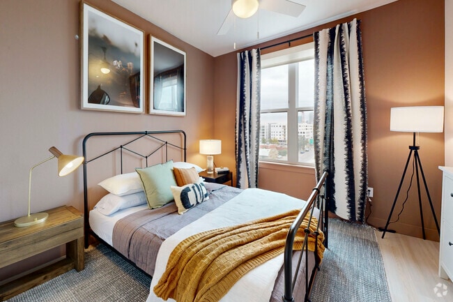 1BR, 1BA - 767SF - Bedroom - Ironworks on Fox