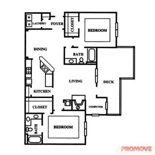 1321 sq ft plus deck - 515 Sandringham Dr