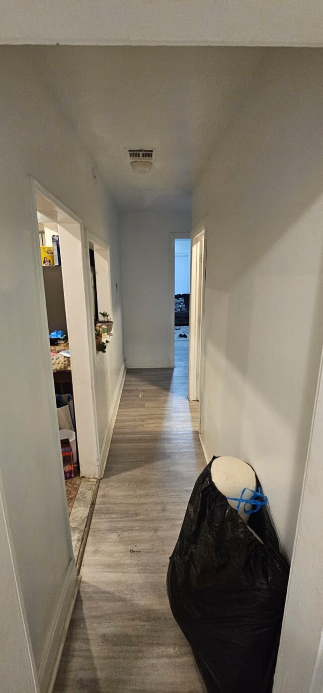 Hallway connects to 1st Room and Kitchen and the Bathroom and final 2 Bedrooms - 157 N 15th St