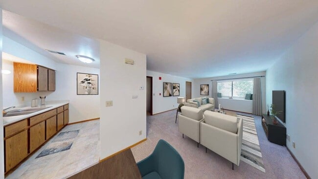 Fase 1 - 1 dormitorio - Sala de estar - Southfield Apartments