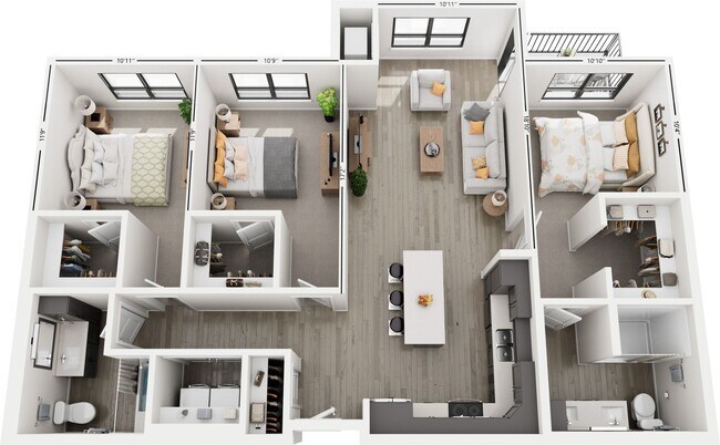 Interior Photo - The Brooks Apartments