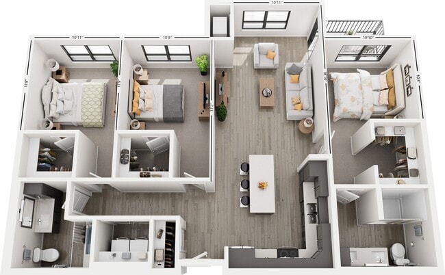 Interior Photo - The Brooks Apartments