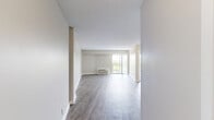 Located in Memphis, TN 38104, this one-bedroom, one-bathroom unit is thoughtfully laid out across a single floor, offering a functional and comfortable living environment. The open living and dining area is anchored by durable wood-look plank flooring and features large sliding glass doors that flood the space with natural light while providing direct access to a private balcony with outdoor views. A wall-mounted PTAC unit provides convenient climate control. The kitchen is equipped with standard appliances, including a refrigerator and range, and connects seamlessly to the entry and dining areas. The bedroom is finished with plush carpeting and also features sliding glass door access to the balcony, along with its own PTAC unit for individualized comfort. A textured ceiling carries throughout the unit, adding subtle visual character. The bathroom includes a full tub-shower combination with tiled surround, a toilet, and a vanity with sink. Wood-look flooring extends into the bathroom, maintaining a cohesive aesthetic. The unit also benefits from multiple closets distributed throughout, providing generous storage options. Two hallway areas help define transitions between the living spaces, contributing to a well-organized and efficient floor plan.
