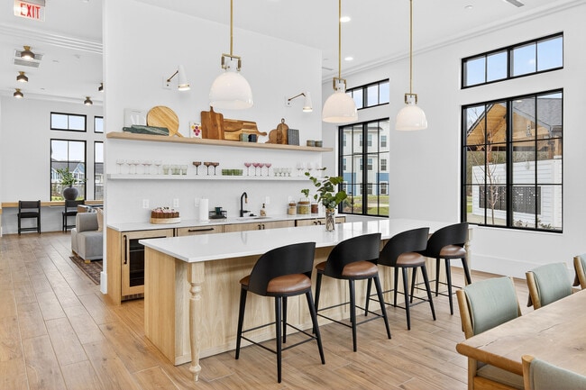 Echelon at Charlotte Clubhouse Kitchen - Echelon at Charlotte