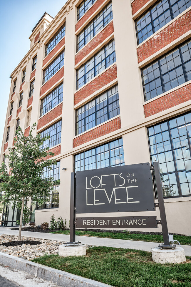 Lofts on the Levee - Entrance sign - Lofts on the Levee