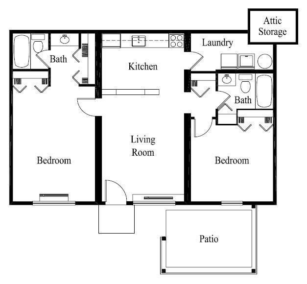 Millburn – Two Bed Two Bath M