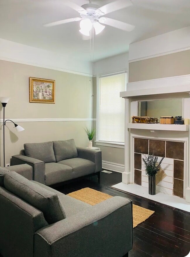 Furnished living room. - 2234 Central Ave