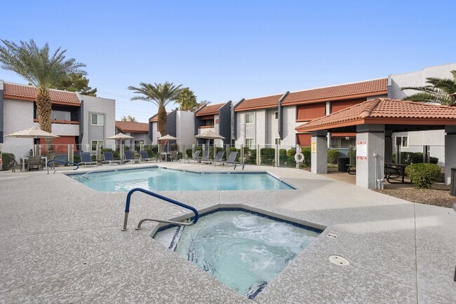 Pool and Jacuzzi - West 35th Apartments