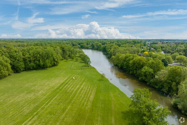 Mill Pond makes up the heart of Saline with the plethora of activities available.
