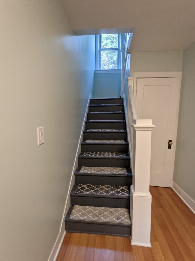 Stairs to second floor - 618 King St