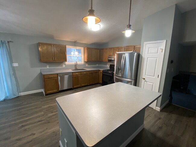 kitchen with updated appliances. French door fridge. - 749 Howell St