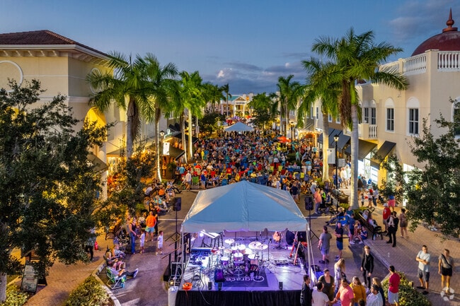 Aerial of Music on the Main