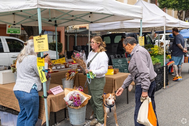 The Downtown Santa Monica Farmers Market is every Wednesday and Saturday.