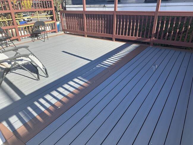 Newly built trex deck 15x16 - 147 Barrett St