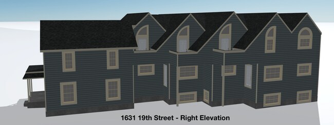 1631 19th Street New Exterior Renderings - 1631 19th St
