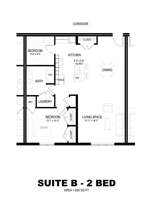 Floorplan - 100 Cuffman St
