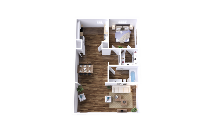 1 Bed - 3D copy.jpg - Casa Grande Apartments