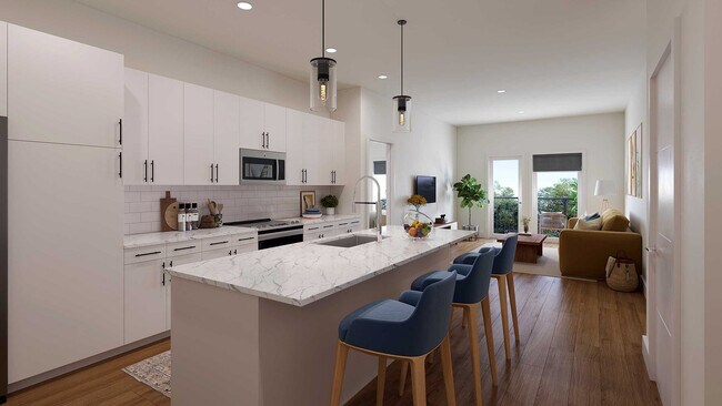 Cocina de la unidad 10 de Aspireon - Aspire on 10th