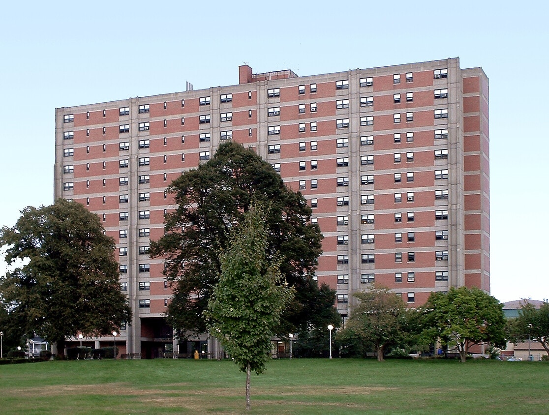 View from the west - Cardinal Medeiros Towers