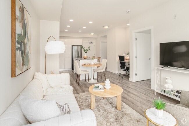 1 chambre, 1 salle de bain - 59 m² - Salon et salle à manger - North Point Apartments