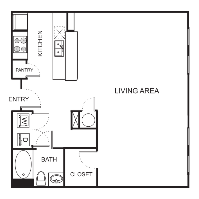 Interior Photo - Uptown Square Apartment Homes