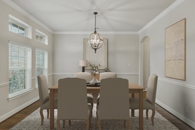 Dining Room - Virtually Staged - 508 Hidden Meadow Dr