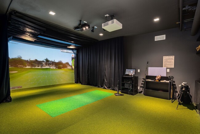 Multi-sport simulator for virtual golf, hockey, lacrosse, football and more! - The Asher