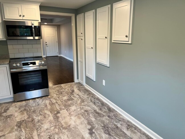 Kitchen - built-in pantry cabinets - 207 Lynn St