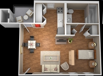 Studio - Pinemont Apartments