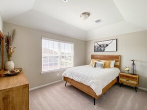 Guest Bedroom with Vaulted Ceiling (Plan 4301) - Pradera Oaks