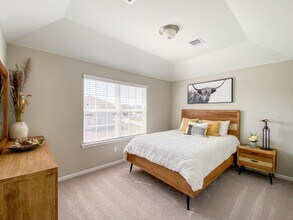 Guest Bedroom with Vaulted Ceiling (Plan 4301) - Pradera Oaks
