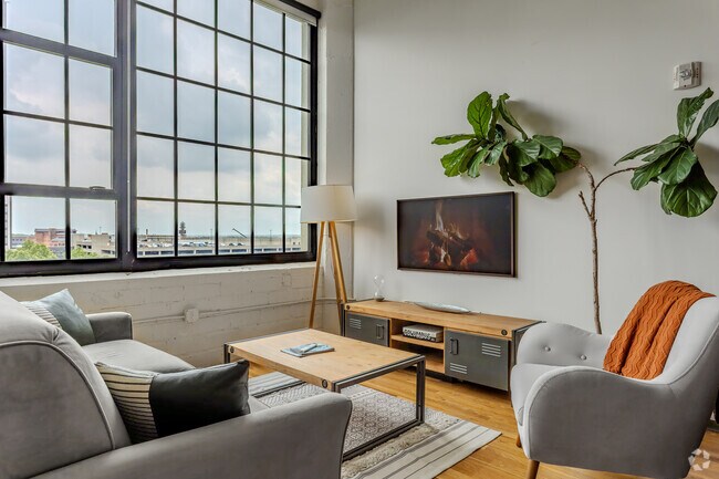 1HAB, 1BA - Loft - Sala de estar - The Julian
