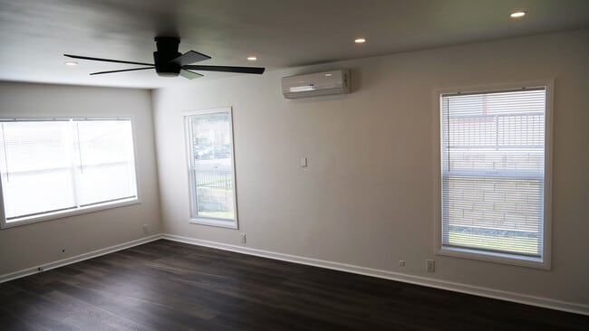 View of living space with natural light. Independently controlled split heating/AC - 259 E Puente St