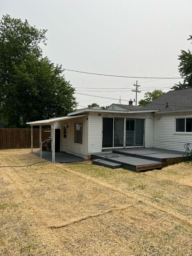 Backyard and Deck - 1643 Haslett Rd