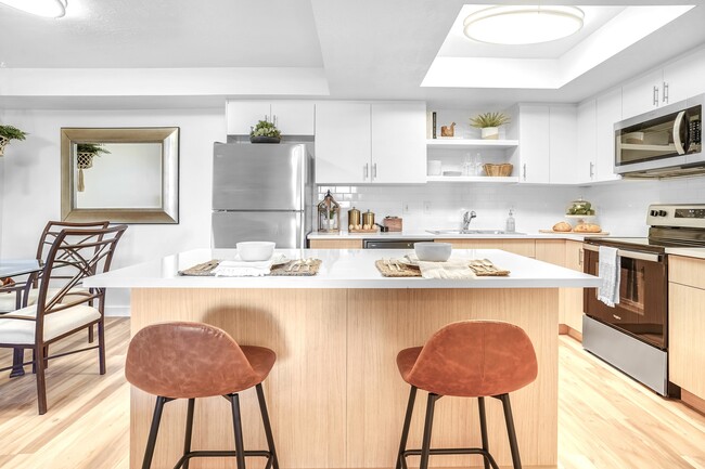 Renovated Kitchen Island Bar - Orchard Cove