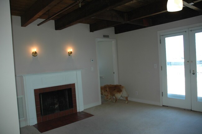 fireplace in living room - 90 Wharf St