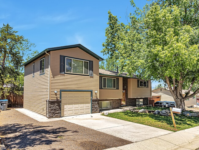 Additional parking next to garage - 123 Orion St