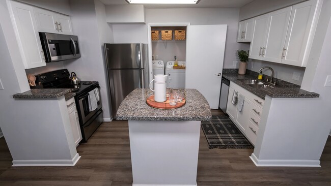 Experience the joy of cooking in our stylish kitchen, featuring granite countertops, stainless steel appliances, and ample storage. Perfect for preparing meals and entertaining guests - ONYX