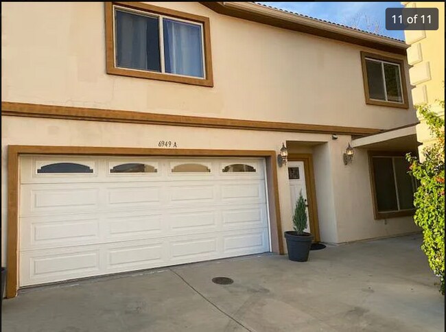 Outside of Townhouse with 2 car garage - 6949 Elmo St