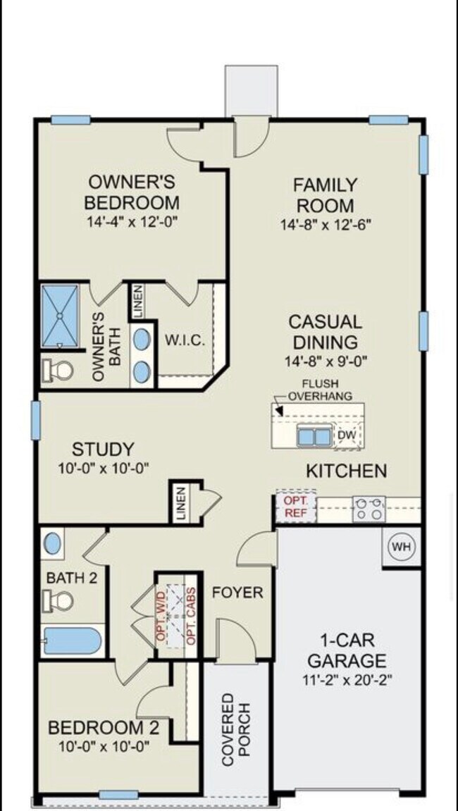 Office is changed into 3 rd bedroom - 4818 Abbington Oaks Wy