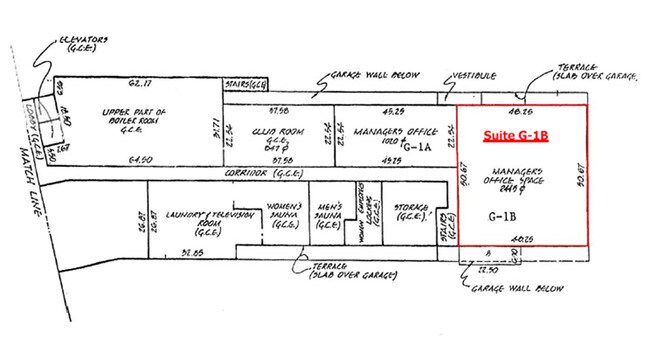 Plano de planta - University Towers