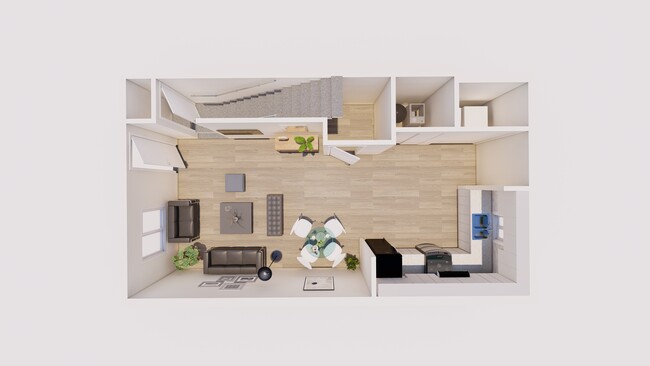 Plano de planta - Stella Townhomes