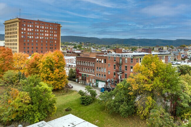 Downtown Uniontown is filled with historic buildings.
