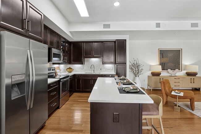 Open Kitchen with Kitchen Island - The William